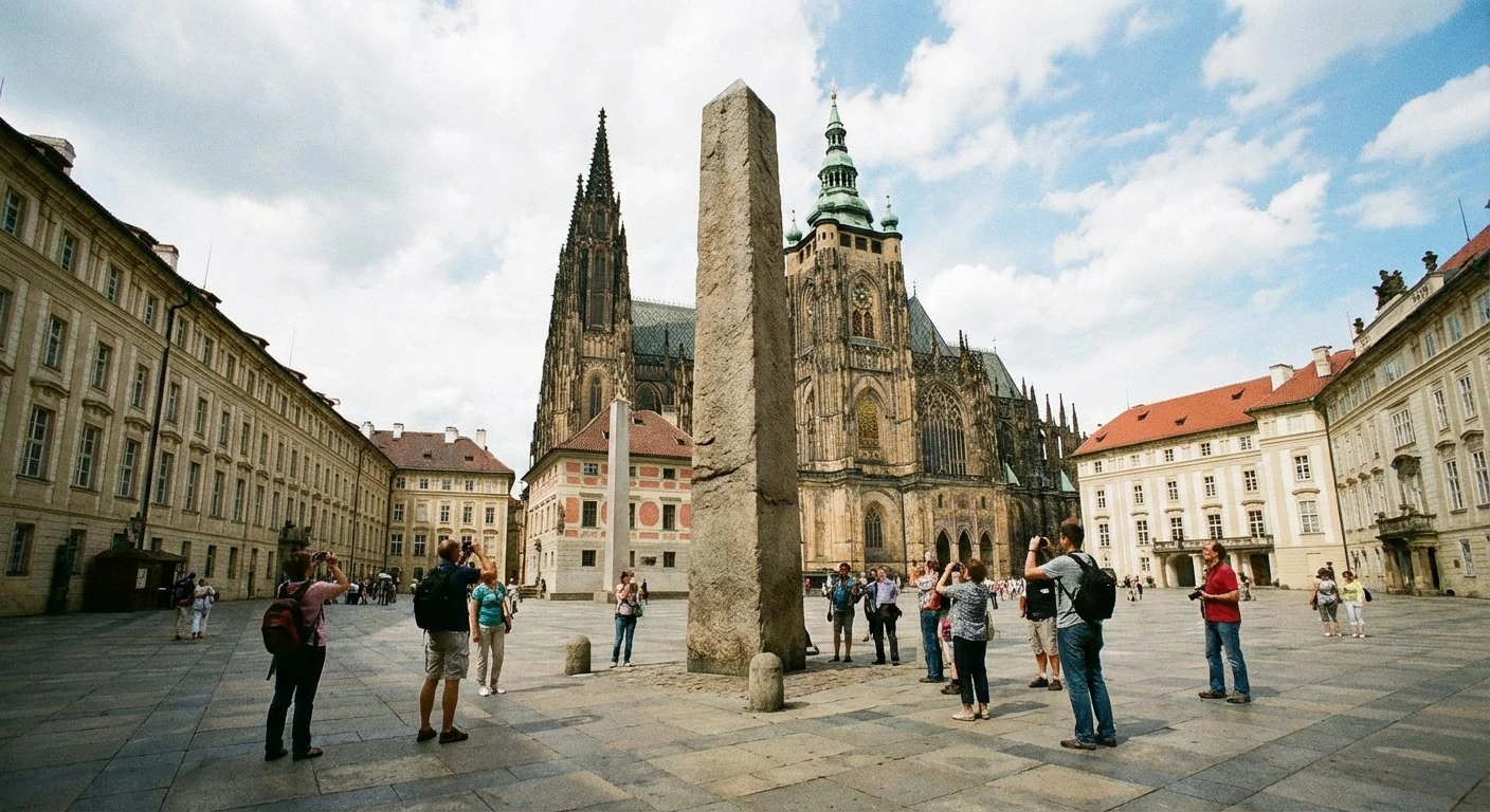 Obélisque Château de Prague