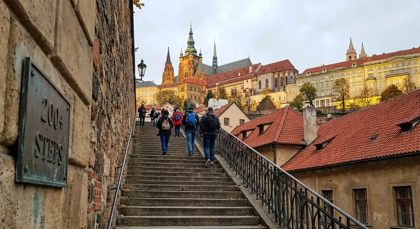 Nombre de Marches Château de Prague