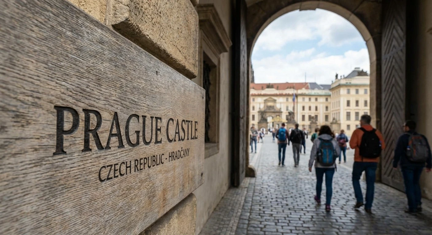 Château de Prague en Anglais